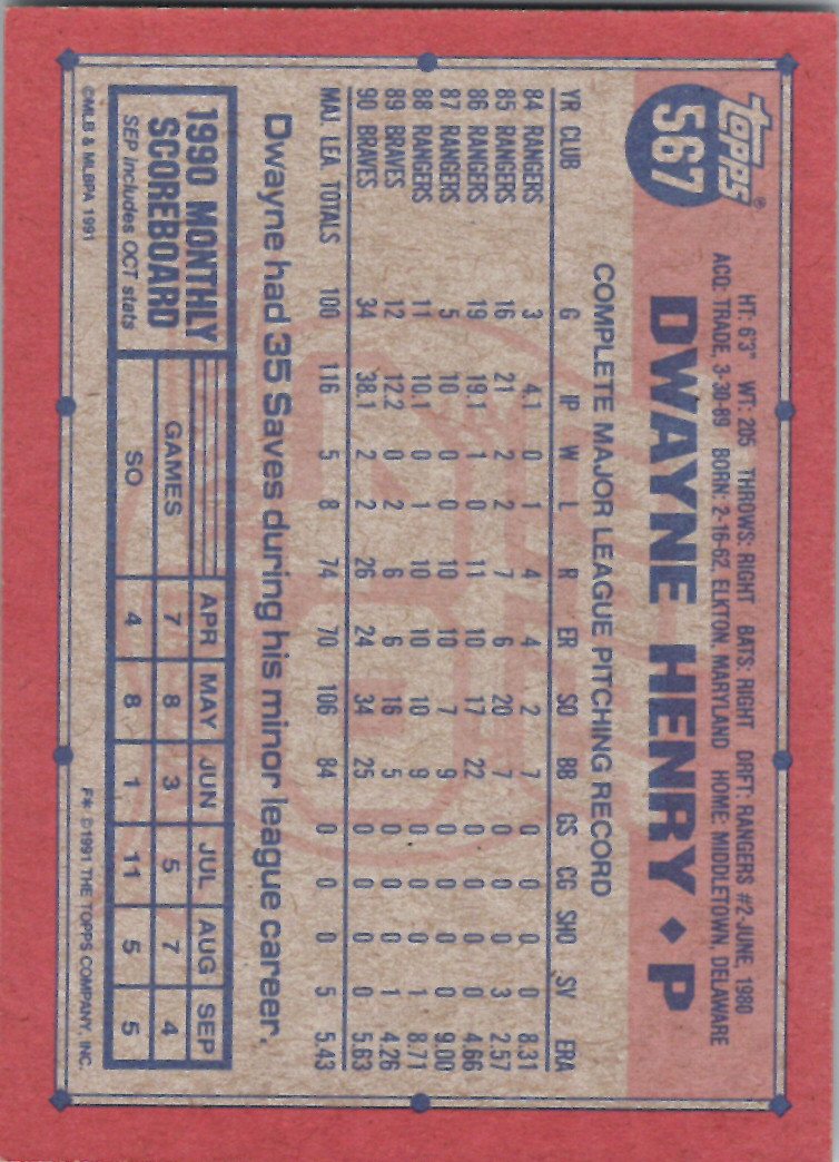 1991 Topps (Karten 751 bis 1000) - Bild 80 von 243