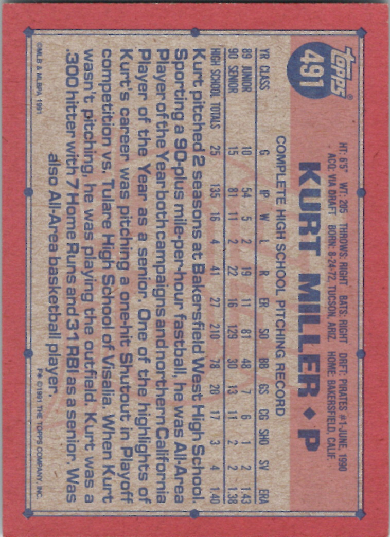 Topps 1991 (Karten 501 bis 750) - Bild 248 von 266