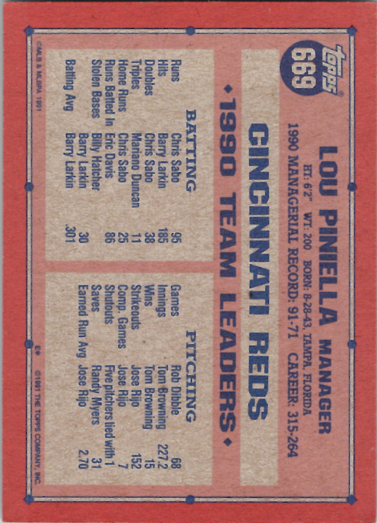 1991 Topps (Karten 751 bis 1000) - Bild 225 von 243