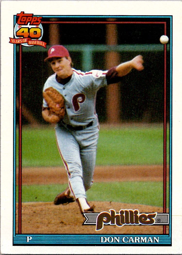 1991 Topps (Karten 251 bis 500) - Bild 155 von 222