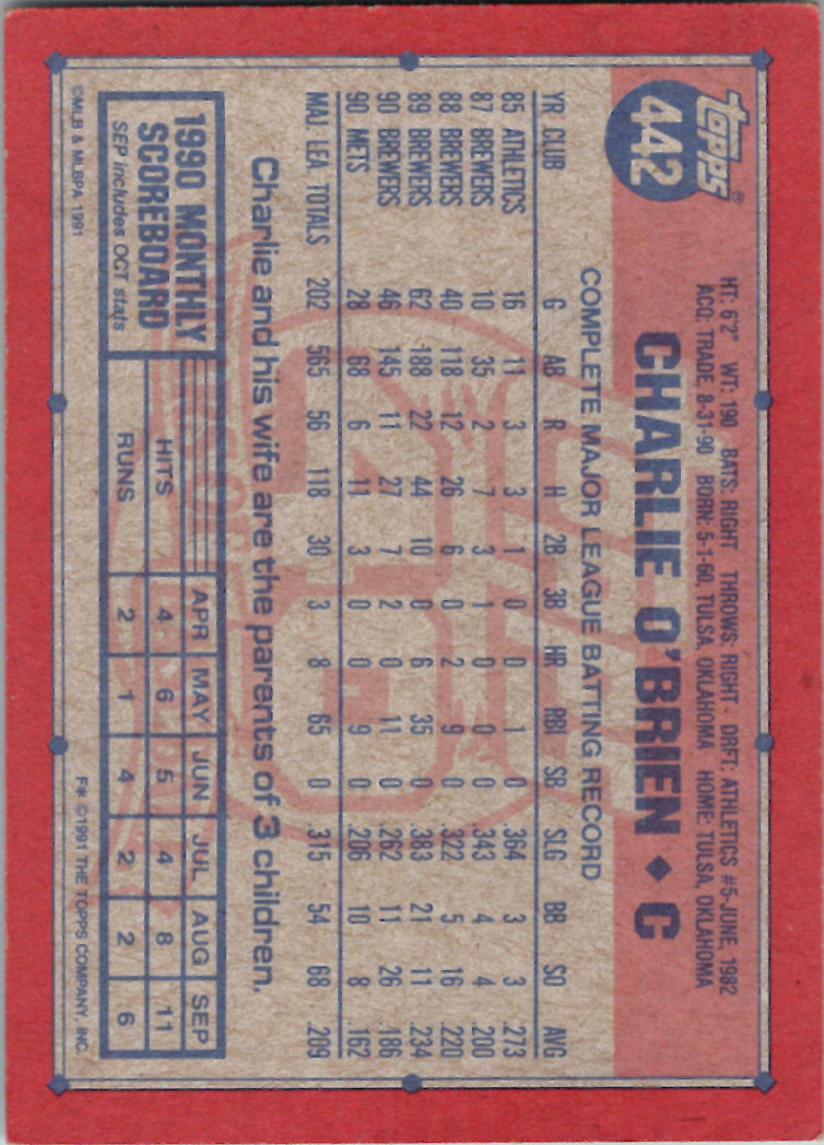 Topps 1991 (Karten 501 bis 750) - Bild 168 von 266