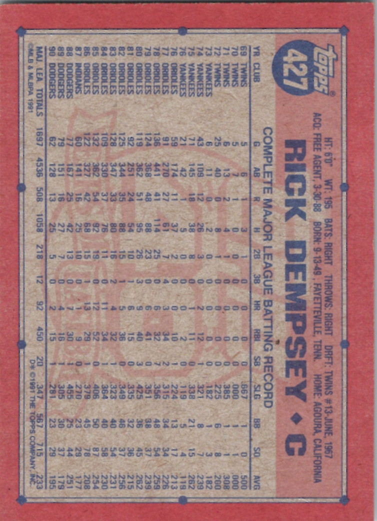 Topps 1991 (Karten 501 bis 750) - Bild 140 von 266