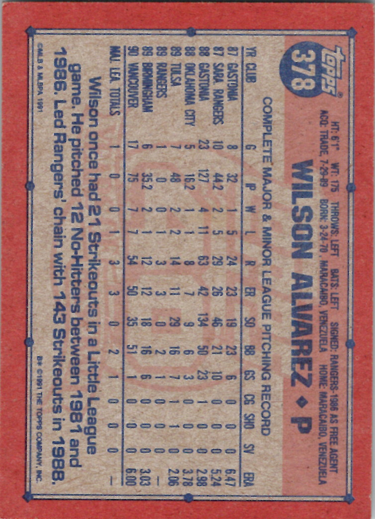 Topps 1991 (Karten 501 bis 750) - Bild 80 von 266