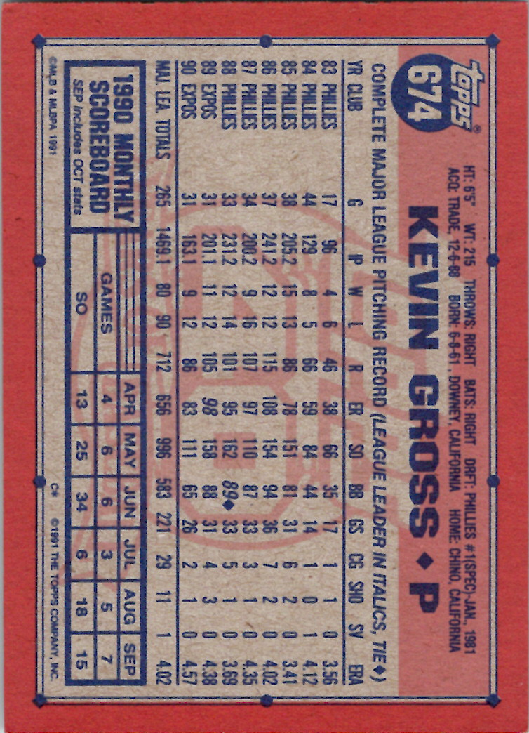 1991 Topps (Karten 751 bis 1000) - Bild 235 von 243