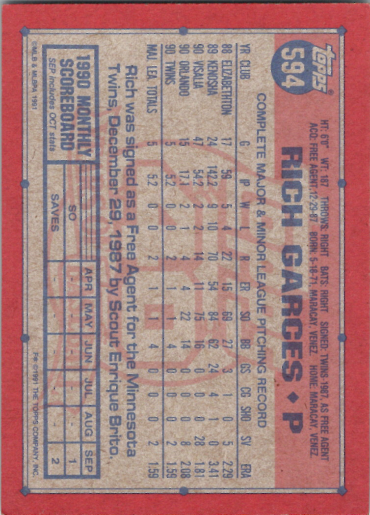 1991 Topps (Karten 751 bis 1000) - Bild 120 von 243