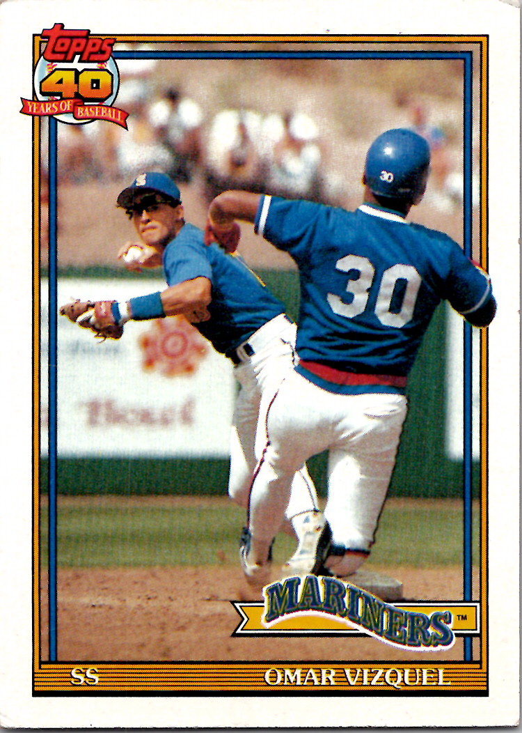 1991 Topps (Karten 251 bis 500) - Bild 183 von 222