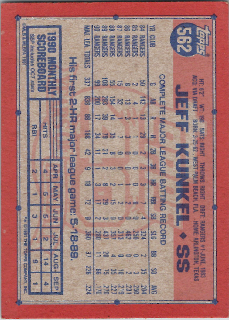 1991 Topps (Karten 751 bis 1000) - Bild 74 von 243