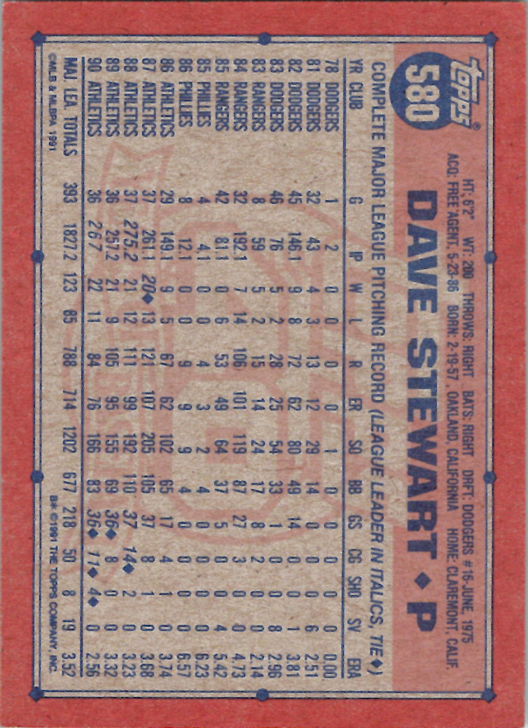 1991 Topps (Karten 751 bis 1000) - Bild 96 von 243
