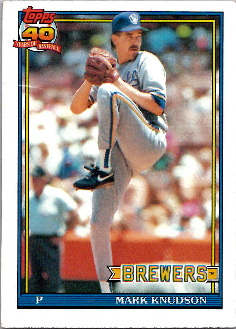 1991 Topps (Karten 251 bis 500) - Bild 131 von 222