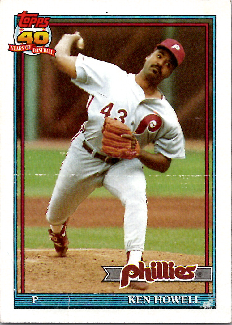 1991 Topps (Karten 251 bis 500) - Bild 55 von 222