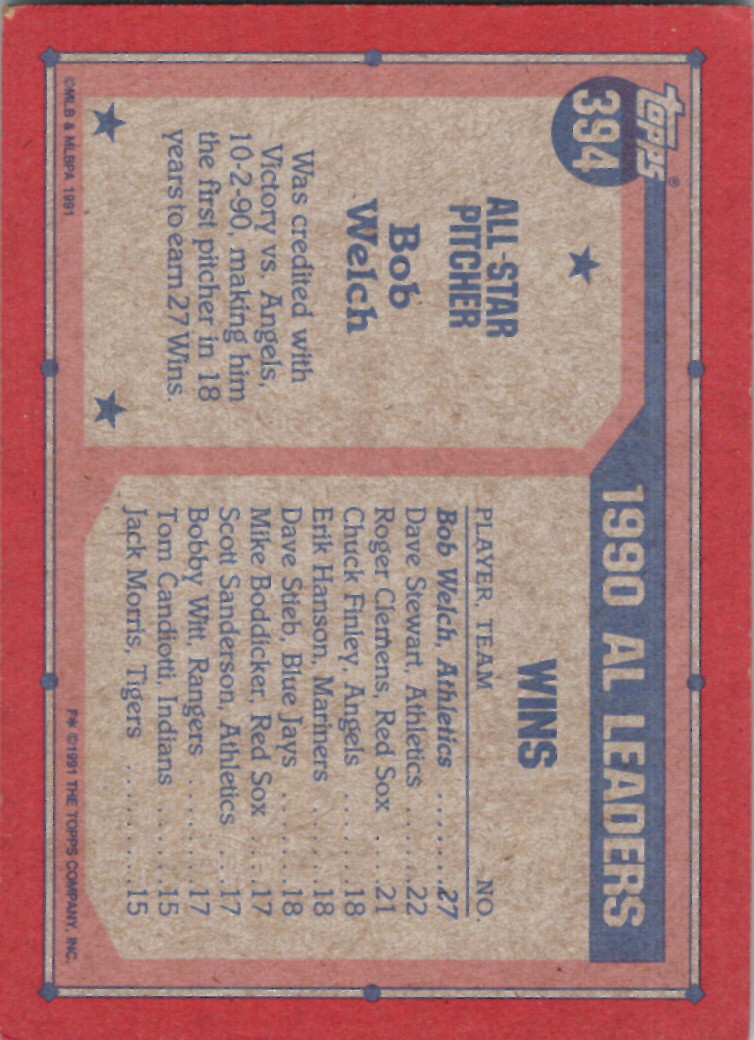 Topps 1991 (Karten 501 bis 750) - Bild 90 von 266