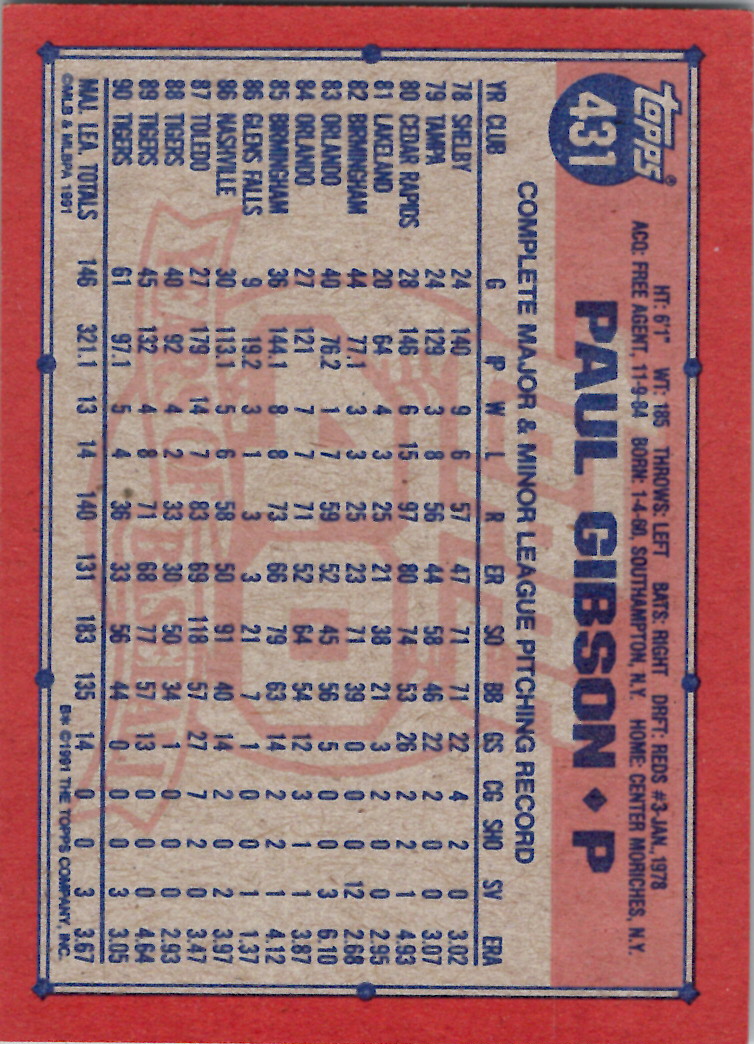 Topps 1991 (Karten 501 bis 750) - Bild 148 von 266