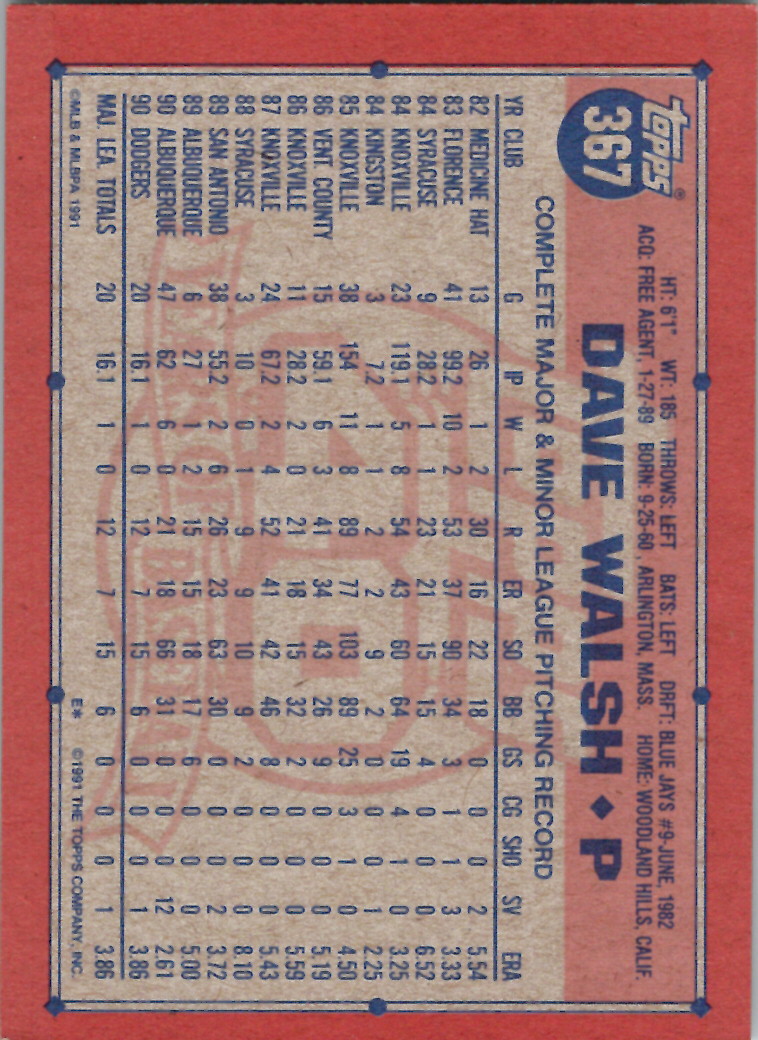 Topps 1991 (Karten 501 bis 750) - Bild 60 von 266