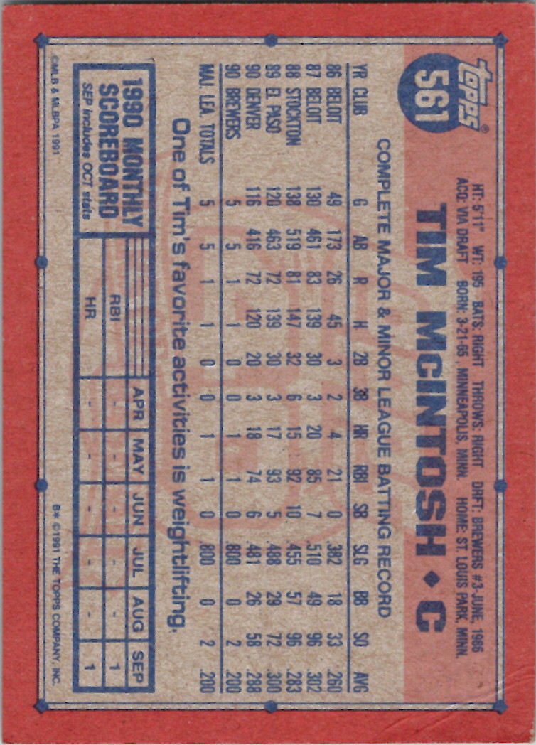 1991 Topps (Karten 751 bis 1000) - Bild 72 von 243