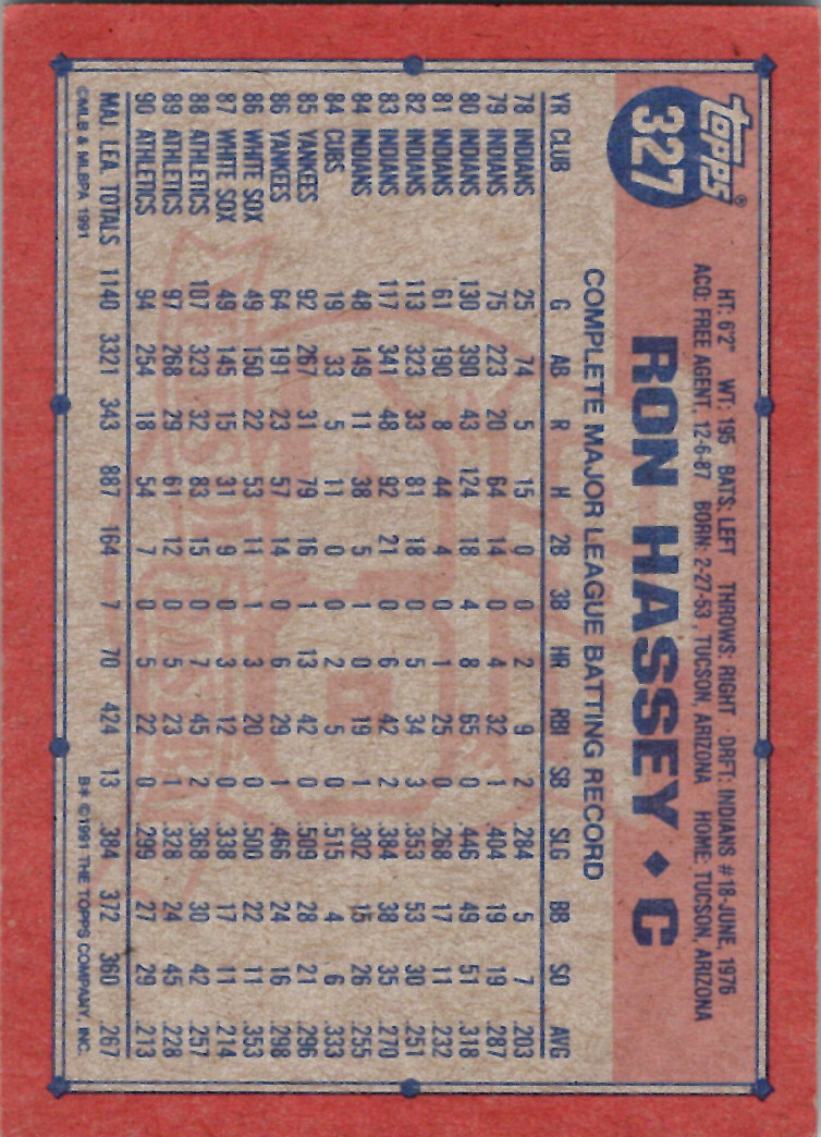 1991 Topps (Karten 251 bis 500) - Bild 222 von 222
