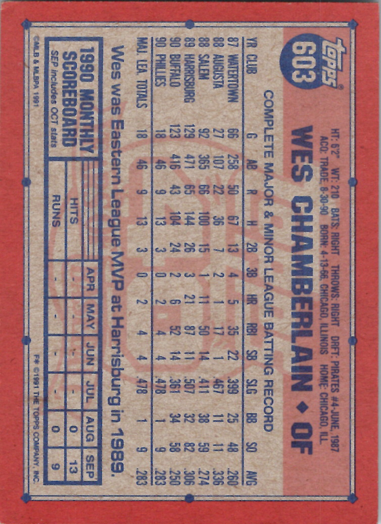 1991 Topps (Karten 751 bis 1000) - Bild 136 von 243