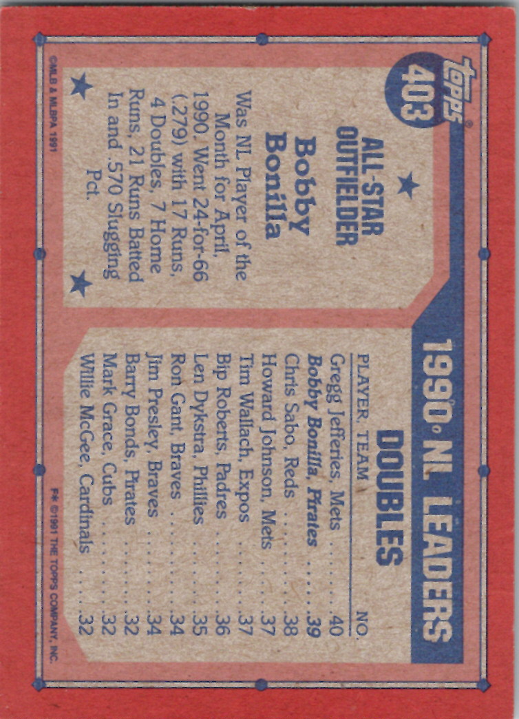 Topps 1991 (Karten 501 bis 750) - Bild 102 von 266