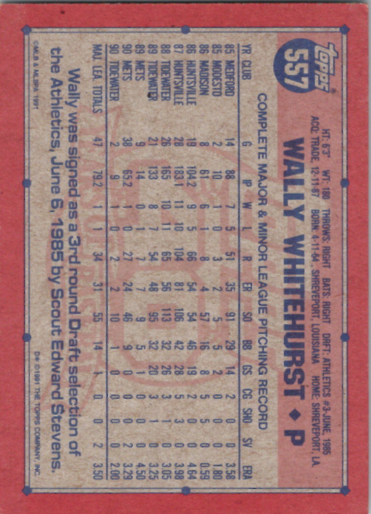1991 Topps (Karten 751 bis 1000) - Bild 66 von 243