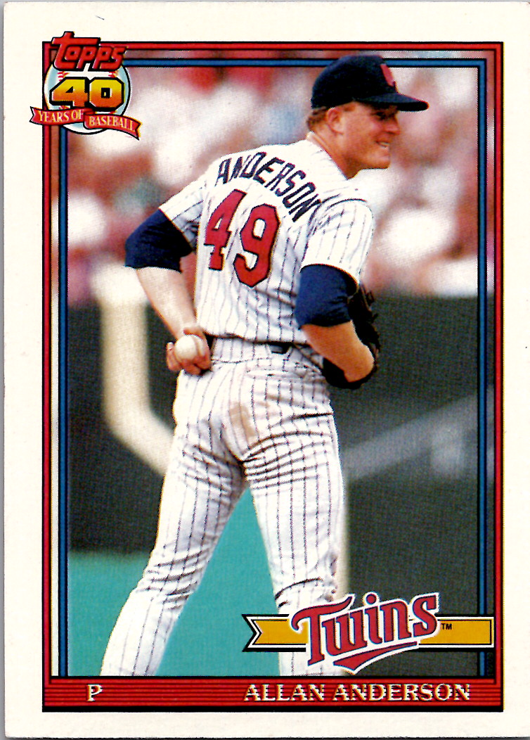1991 Topps (Karten 251 bis 500) - Bild 77 von 222