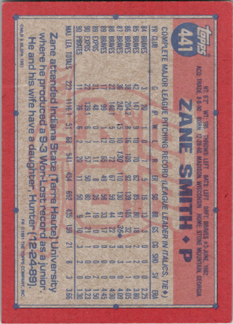 Topps 1991 (Karten 501 bis 750) - Bild 166 von 266