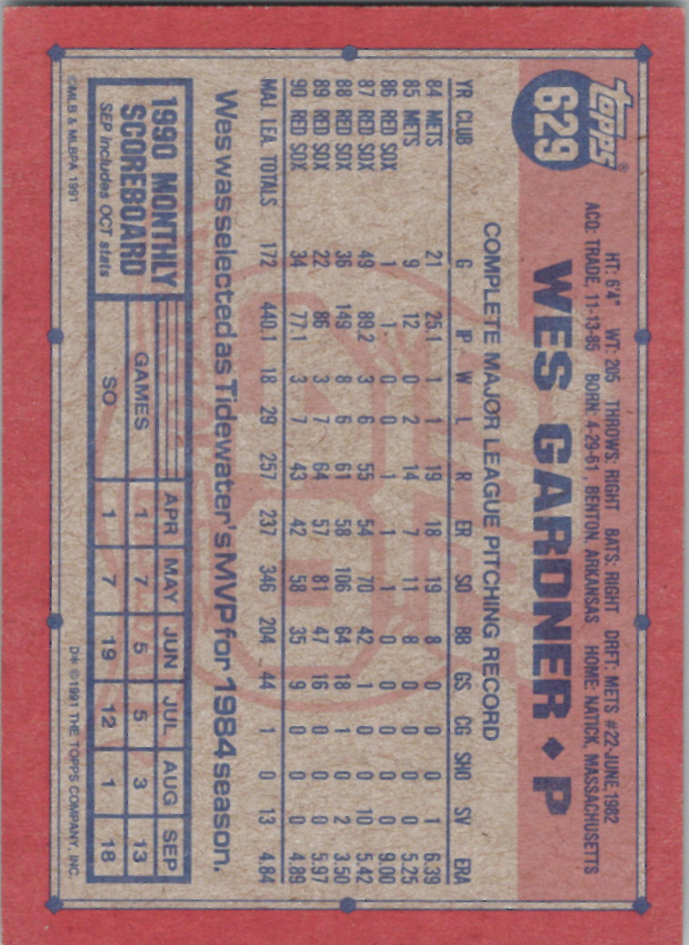 1991 Topps (Karten 751 bis 1000) - Bild 166 von 243