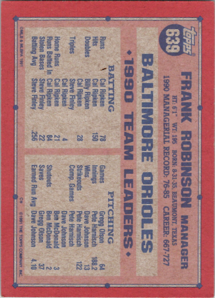 1991 Topps (Karten 751 bis 1000) - Bild 180 von 243