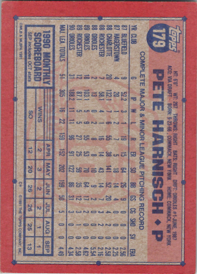 1991 Topps (Karten 251 bis 500) - Bild 10 von 222