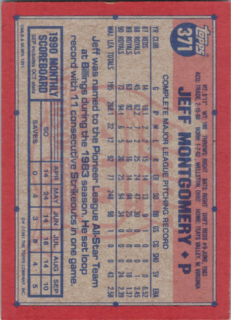 Topps 1991 (Karten 501 bis 750) - Bild 66 von 266