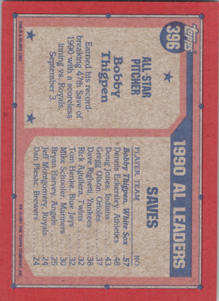 Topps 1991 (Karten 501 bis 750) - Bild 92 von 266