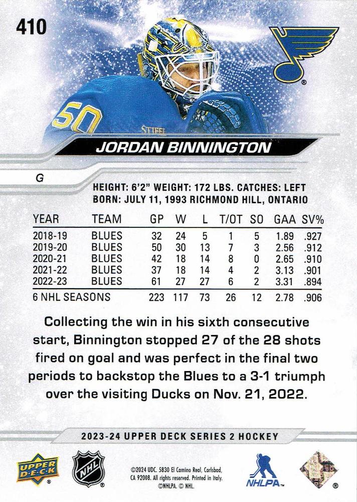 2023-24 Upper Deck (Karten 251 bis 500) - Bild 54 von 68
