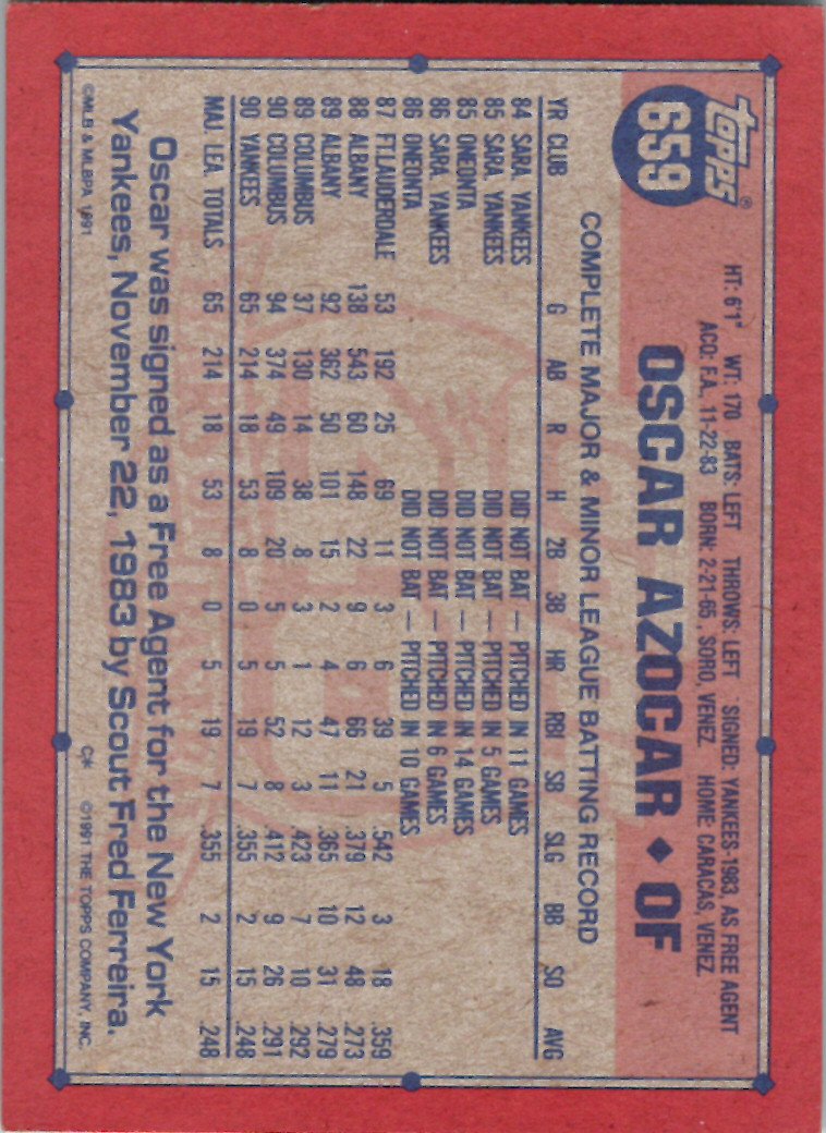 1991 Topps (Karten 751 bis 1000) - Bild 215 von 243