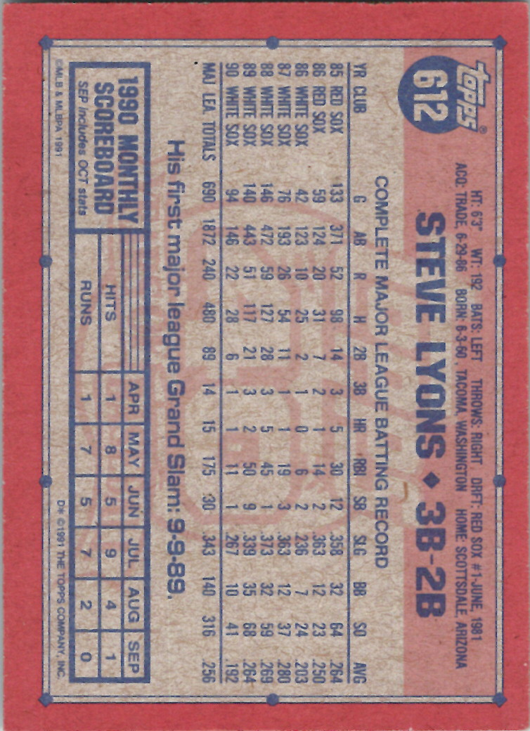 1991 Topps (Karten 751 bis 1000) - Bild 142 von 243