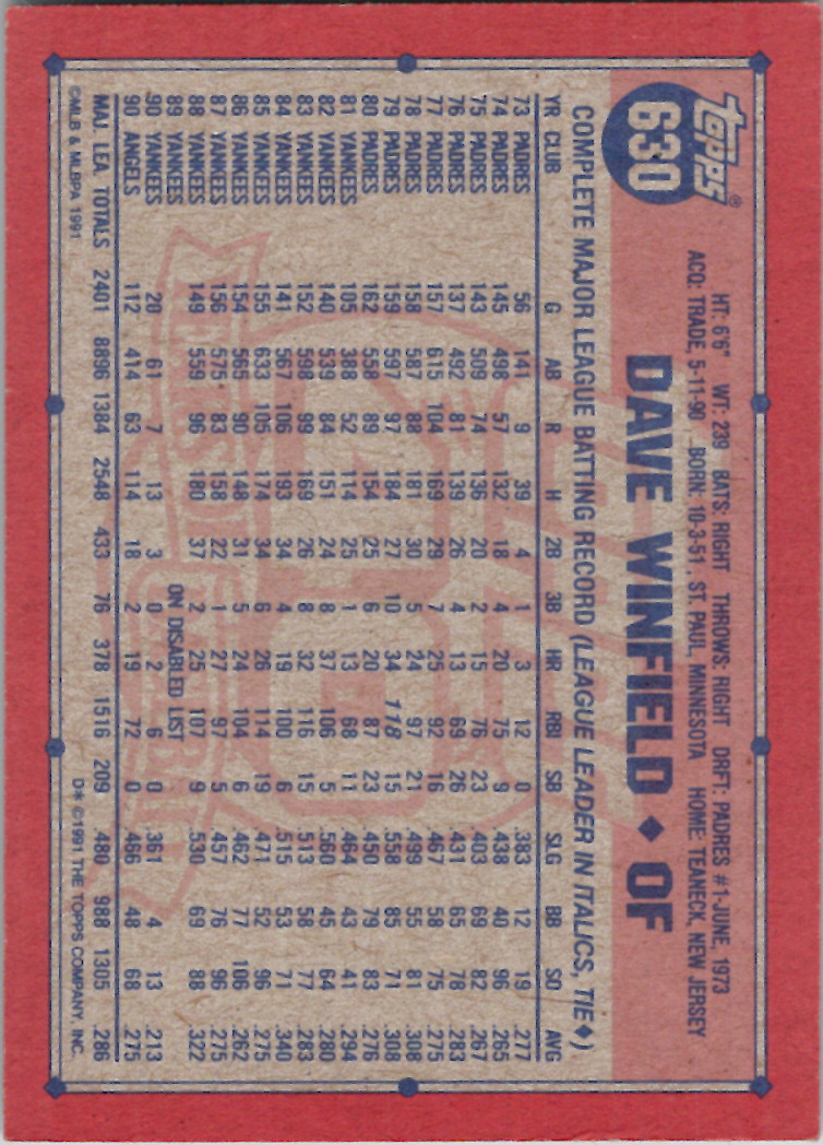 1991 Topps (Karten 751 bis 1000) - Bild 168 von 243