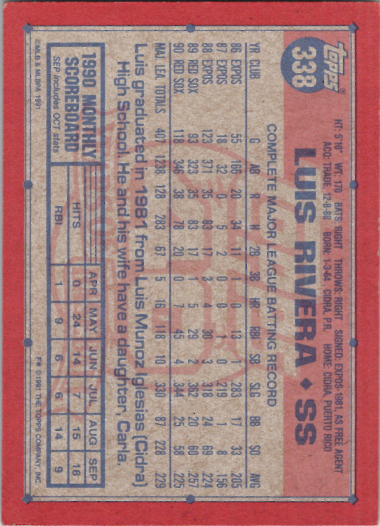 Topps 1991 (Karten 501 bis 750) - Bild 16 von 266