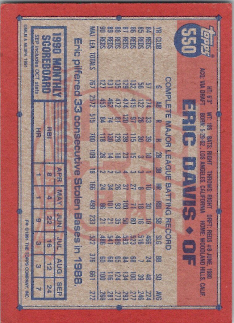 1991 Topps (Karten 751 bis 1000) - Bild 52 von 243