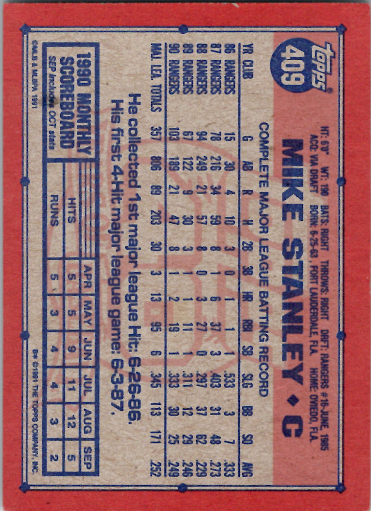 Topps 1991 (Karten 501 bis 750) - Bild 112 von 266